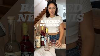 Batched Negronis cocktail recipe [upl. by Nydroj]