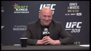 DANA WHITE on JAKE PAUL vs MIKE TYSON Fight [upl. by Campney614]