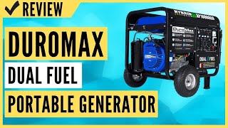 DuroMax XP10000EH Dual Fuel Portable Generator Review [upl. by Tiphane]