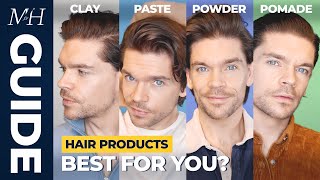 Clay Pomade Paste or Powder  Hair Product Guide  Ep 6 [upl. by Eugenius]