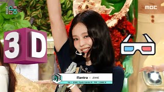 JENNIE  Mantra  MBC241019방송 3D  VR [upl. by Ella]