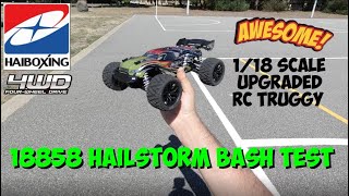 Haiboxing Upgraded 18858 Hailstorm Truggy  Full Bash Test Review [upl. by Levinson]