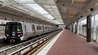 WMATA Blue and Yellow Line Trains at Potomac Yards Station Dec 2023 [upl. by Laura80]