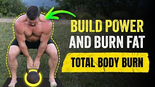 Build Total Body POWER and MUSCULARITY Single Kettlebell Power Circuit  Coach MANdler [upl. by Isia972]