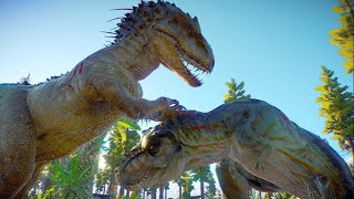 5 Indominus Rex vs 6 TRex Ultimate Showdown  Jurassic World Evolution 2 [upl. by Sulienroc]