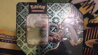 pokemon cards great tusk tin got cool hit help complete paladen fates set [upl. by Alenoel612]