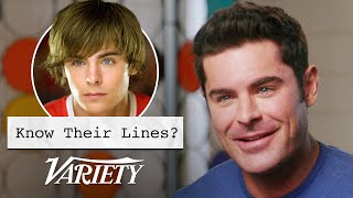 Does Zac Efron Know Lines From His Most Famous Movies [upl. by Candy]