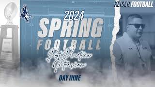 2024 Keiser Football Spring Camp Day Nine [upl. by Anehs]