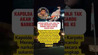 KAPOLDA METRO JAYA JANJI TIDAK AKAN MENANGKAP PEC4NDU NARKOB4 JIKA polisi prabowo gibran news [upl. by Nerw99]