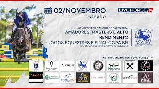 CGS AMADORES MASTERS E ALTO RENDIMENTO  JOGOS EQUESTRES E FINAL COPA BH 2024 021124 1ª PARTE [upl. by Delacourt]