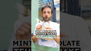 Mint Chocolate Chip Tahini Shake shorts mintchocolate shakes [upl. by Lane]