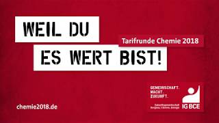 Forderungsempfehlung zur ChemieTarifrunde 2018 [upl. by Johen993]