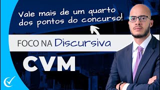 Discursiva da CVM  Concurso 2024 como é a correção das questões discursivas da banca FGV [upl. by Linis871]