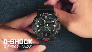 Whats Inside The Box Casio GShock GA7001ADR Water Resistant 200M Resin Band [upl. by Idyak]