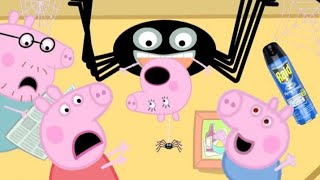 quotA Peppa Pig Horror Story  George Befriends a Spiderquot but everything George says is reversed [upl. by Eclud463]