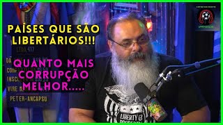 PAÍSES LIBERTÁRIOS  MAIS CORRUPÇÃO MELHOR  PETER ANCAPSU  INTELIGÊNCIA LTDA [upl. by Eiznik]