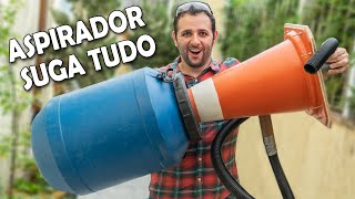 Faça um aspirador turbinado com cone de rua [upl. by Eelam834]