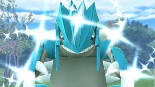 Hunting✨️Shiny Groudon On Raid Hour in PokemonGo [upl. by Enilorak]