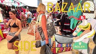 🇹🇷 SIDE WEEKLY BAZAAR ON SATURDAYS  Replica in TÜRKIYE side turkey Antalya bazaar [upl. by Sharyl]