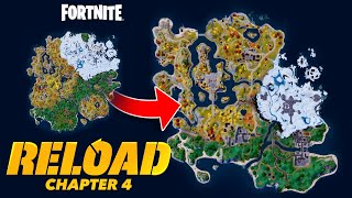 What if Chapter 4 had a RELOAD Map Fortnite Map Concept [upl. by Annuahsal]