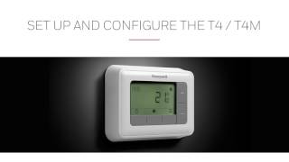 Installing Honeywell T4 amp T4M Programmable Room Thermostats [upl. by Wennerholn]