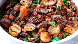 Beef Bourguignon  Slow Cooked to Perfection [upl. by Coughlin]