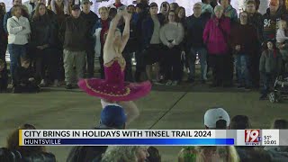 Huntsville Kicks off Holidays with Tinsel Trail 2023  Nov 24 2024  News 19 at 10 pm [upl. by Iden]