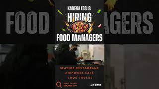 Food Managers Hiring Promo [upl. by Goulette]