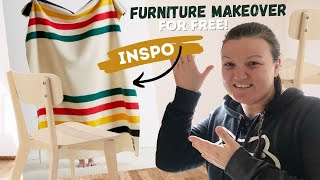 Brightening up my OLD FURNITURE FOR FREE Furniture Makeover [upl. by Abehsile]