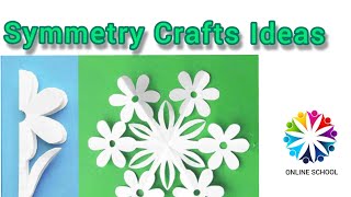 ✰ Symmetry craft ideas  Maths  How to make a symmetry paper crafts  Mathematics  2024 [upl. by Trutko]