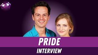 Pride Movie Cast Interview Andrew Scott amp Faye Marsay  Behind the Scenes [upl. by Bridgette]