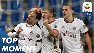 Suso Bags Brace As Milan Defeat Sassuolo  Sassuolo 14 Milan  Serie A [upl. by Lladnik]