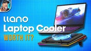 llano V12 Laptop Cooler  Real World Test [upl. by Lemej]