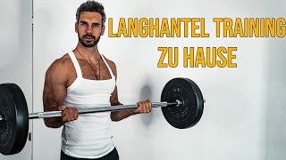 Langhantel Training zu Hause Empfehlung [upl. by Jelks864]