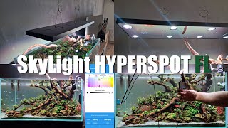 Lampa Akwarystyczna Skylight Hyperspot FL  UnboxingampTest [upl. by Lehman]