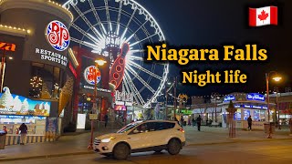 Niagara Falls amp Area 🇨🇦 Night life in Niagara Falls [upl. by Nylhtac]