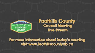 Foothills County Council Meeting  10302024 [upl. by Song945]