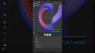 Bridge Edge Loops in Blender 41 in 1 min 🔥😱 shorts blender tutorial blendertutorial [upl. by Blair]