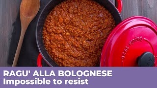 How to prepare RAGU ALLA BOLOGNESE  Traditional Italian recipe [upl. by Erinn]