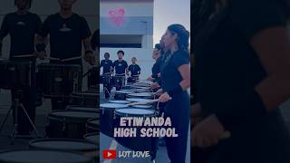 Etiwanda High School WBA Lot marchingband marching drumline wba [upl. by Jaehne]