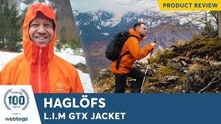 Haglöfs LIM GTX Jacket  Review [upl. by Enelak476]