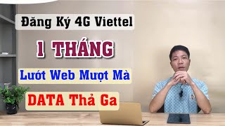 Đăng Ký Gói Cước Viettel 1 Tháng  Tốc Độ Mạng Cao Nhất VPN Tối Ưu Trải Nghiệm Giải Trí Mượt Mà [upl. by Suivat]