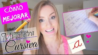 COMO MEJORAR MI LETRA CURSIVA  TIPS DE ESTUDIO BackToSchool  Katie Angel [upl. by Cummings24]