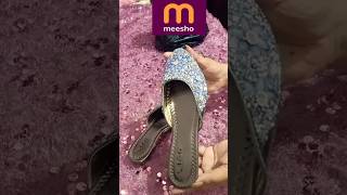 Meesho footwear haul mojrijuti onlineshoppingreviews bridalfootwear ytshortsvideo [upl. by Columbyne118]