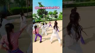 School karate class timing afternoon karate martialarts karatestation7134 [upl. by Kimber828]