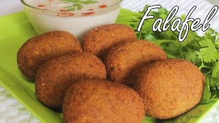 Falafel Recipe  How to make Falafel at home  Kanaks Kitchen [upl. by Anelav]