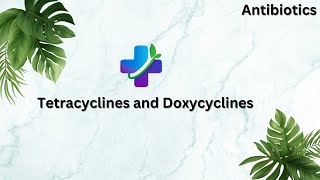 Tetracyclines and Doxycycline  Sinhala explanation [upl. by Anival34]