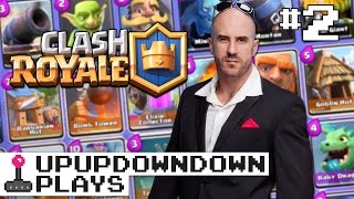 CESARO dishes pain amp answers your CLASH ROYALE questions Clash w Cesaro 2 — UpUpDownDown Plays [upl. by Leirvag]