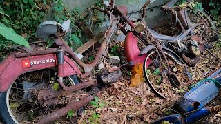 Traktory motorowery na opuszczonym gospodarstwie urbex [upl. by Irpac]