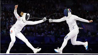 Mention des résultats escrime Jour 4 JO2024 30072024🤺 [upl. by Ahsiela]